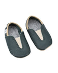 Kids Dark Green Barefoot Slippers