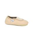 Classic Beige Leather Slippers for Children