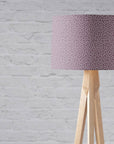 Purple Drum Lampshade, Modern Line Design Shade for Table, Floor or Ceiling Pendant Light