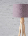 Purple Drum Lampshade, Modern Line Design Shade for Table, Floor or Ceiling Pendant Light