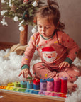 Wooden Colour and Counting Puzzle for Toddlers