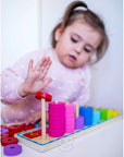 Wooden Colour and Counting Puzzle for Toddlers