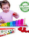 Wooden Colour and Counting Puzzle for Toddlers