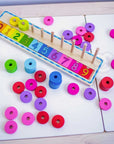 Wooden Colour and Counting Puzzle for Toddlers