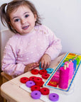Wooden Colour and Counting Puzzle for Toddlers