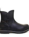 Waterproof Zip Up Ankle Boots in Black