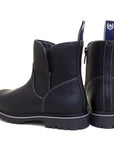 Waterproof Zip Up Ankle Boots in Black