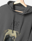 Pug or Snorty Potato? Men's Hoodie – Cozy, Funny, & Pug-tastic!
