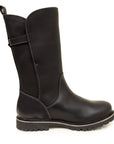 Waterproof Black Boots Mid Calf
