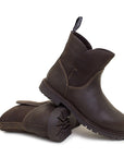 Waterproof Ankle Boots in Brown