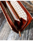 "Queen Bee" Honeycomb Continental Fab-Purse