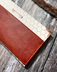 "Queen Bee" Honeycomb Continental Fab-Purse