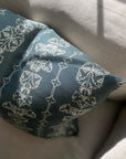 Quill Square Cushion - Slate Green