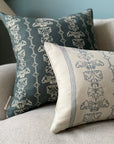 Quill Square Cushion - Slate Green