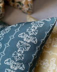 Quill Square Cushion - Slate Green