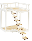 White Dollhouse Balcony for Dollhouse Lovers