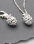 Raspberry Silver Charm