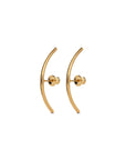 Radius Gold Vermeil Drop Earrings
