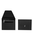Slim Fit Leather Wallet - Black