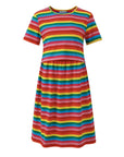 Rainbow Breastfeeding Skater Dress | Colourful Nursing Dress | MilkyMoon