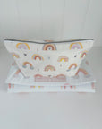 Nappy and wipes pouch - Beau Rainbow Print