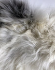 Premium champagne mix sheepskin rug, 100% natural undyed fleece, soft silky fur, luxury large rare breed sheepskin, UK sourced by Wildash London at brixbailey.com