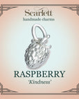 Raspberry Silver Charm