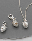 Raspberry Silver Charm