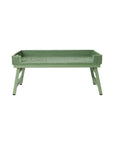 Rattan Breakfast Tray - Green