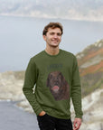 Feast Mode Activated: The Chocolate Labrador Sweatshirt