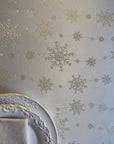 Rectangular Tablecloth - Golden Snowfall