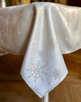 Rectangular Tablecloth - Golden Snowfall
