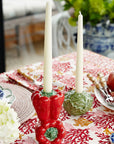 Red Bell Peppers Candle Holder