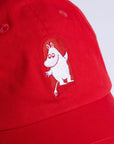 Red Cotton Moomin Cap for Adults