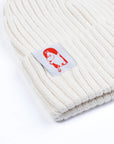 Red Cross Beanie for Adults - White