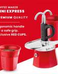 Bialetti Mini Express 'R' Double Serve (2 Cups & 2 Cup Coffee Maker)
