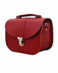 Olympia Handmade Leather Bag - Red