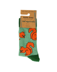 Save the Red Squirrels Bamboo Socks