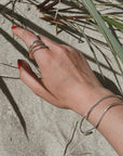 Reef Break Wave Ring - Silver
