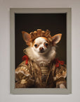 Renaissance Chihuahua Framed Print