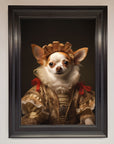 Renaissance Chihuahua Framed Print