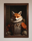 Renaissance Fox Framed Poster