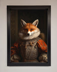 Renaissance Fox Framed Poster