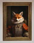 Renaissance Fox Framed Poster