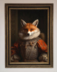 Renaissance Fox Framed Poster