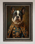 Renaissance French Bulldog Framed Print