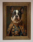Renaissance French Bulldog Framed Print