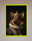 Renaissance German Shepherd Framed Wall Art
