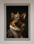 Renaissance German Shepherd Framed Wall Art