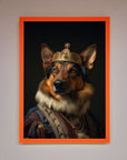 Renaissance German Shepherd Framed Wall Art